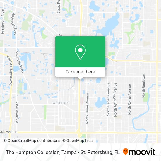 The Hampton Collection map