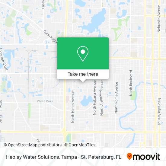 Heolay Water Solutions map
