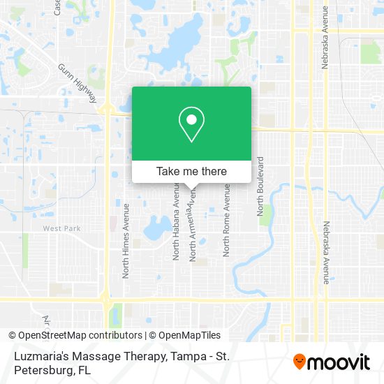 Luzmaria's Massage Therapy map