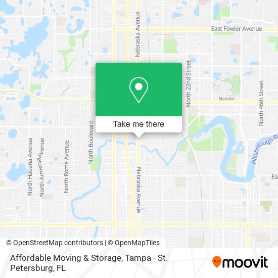 Affordable Moving & Storage map