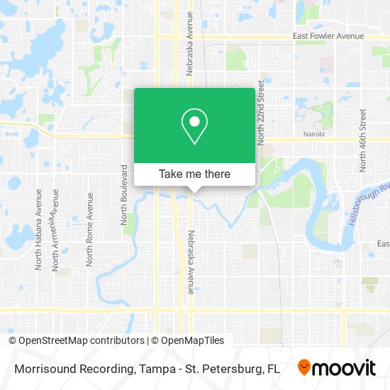 Mapa de Morrisound Recording