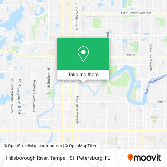 Mapa de Hillsborough River