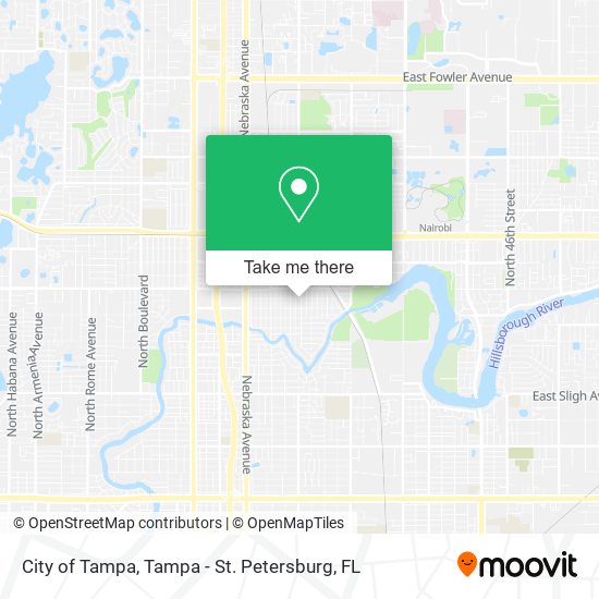 City of Tampa map