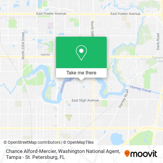 Chance Alford-Mercier, Washington National Agent map