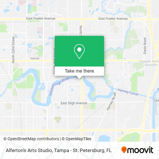 Mapa de Alferton's Arts Studio