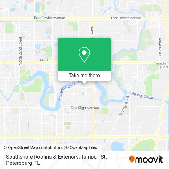 Southshore Roofing & Exteriors map