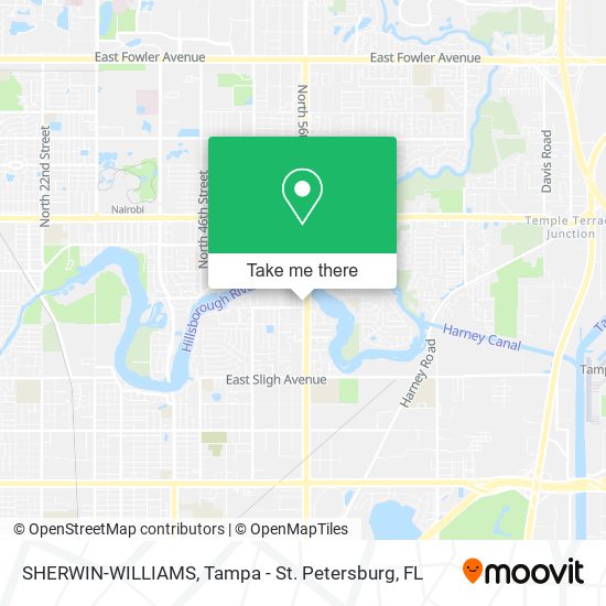 Mapa de SHERWIN-WILLIAMS