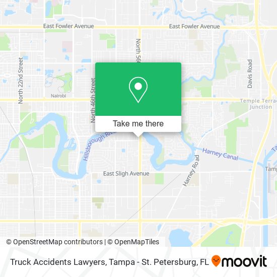 Truck Accidents Lawyers map