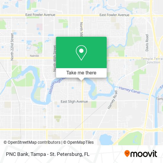 PNC Bank map