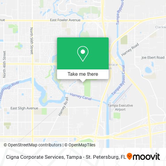 Mapa de Cigna Corporate Services
