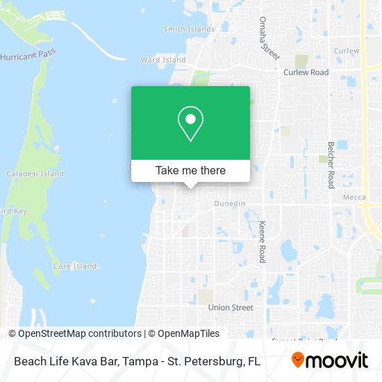 Beach Life Kava Bar map