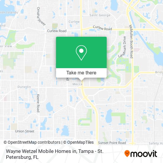 Wayne Wetzel Mobile Homes in map