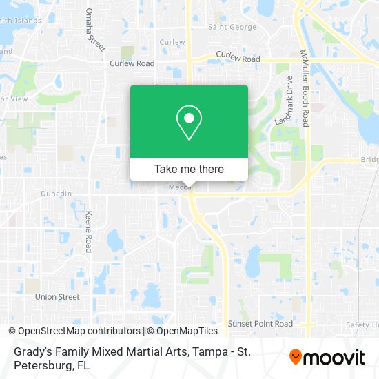 Grady's Family Mixed Martial Arts map