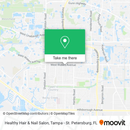 Healthy Hair & Nail Salon map