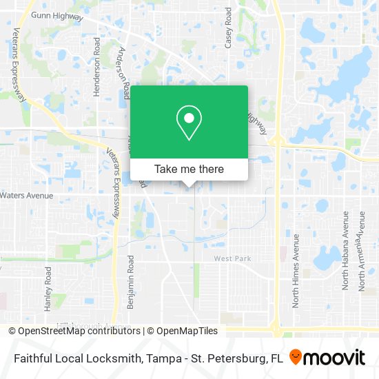 Faithful Local Locksmith map