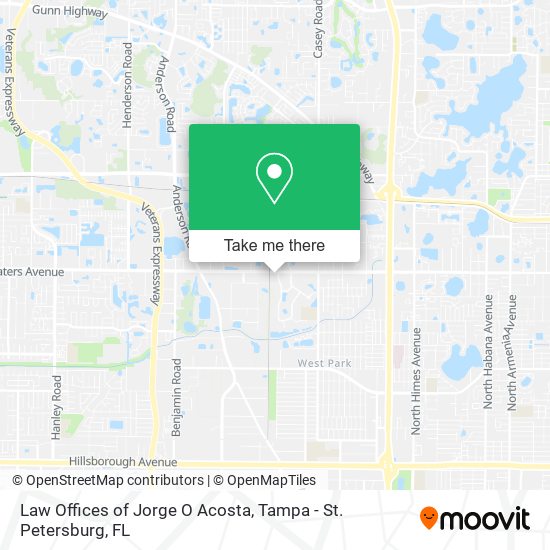 Law Offices of Jorge O Acosta map
