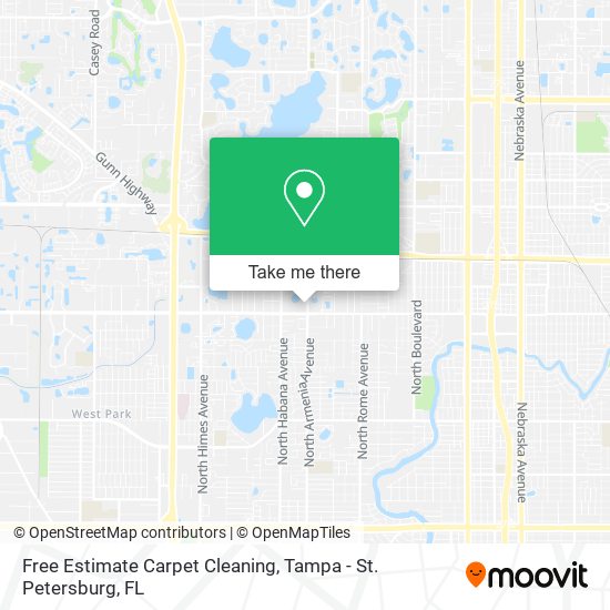 Free Estimate Carpet Cleaning map