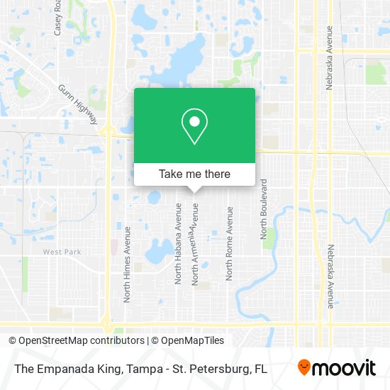 Mapa de The Empanada King