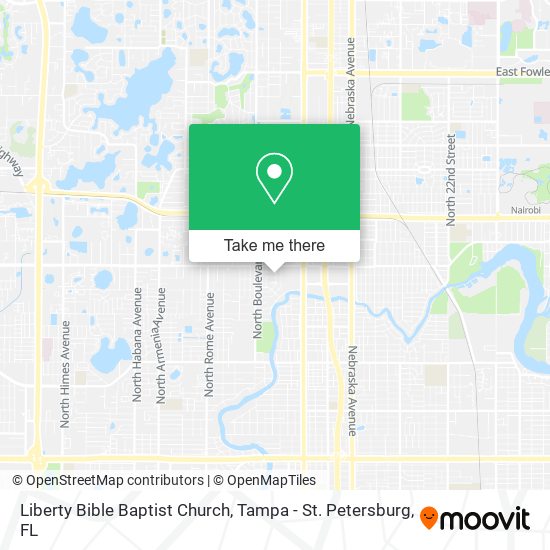 Mapa de Liberty Bible Baptist Church