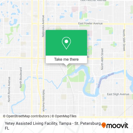 Yetey Assisted Living Facility map