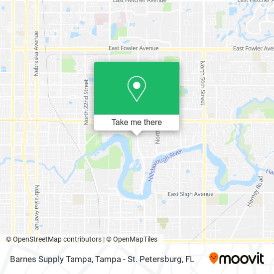 Mapa de Barnes Supply Tampa