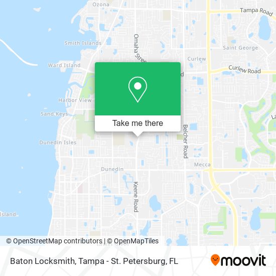 Baton Locksmith map