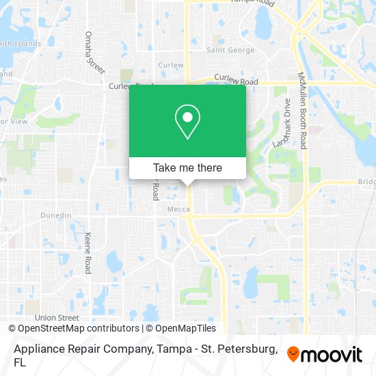 Appliance Repair Company map