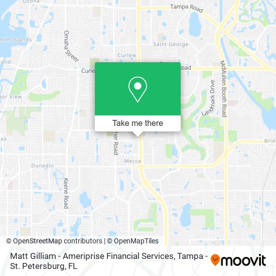 Matt Gilliam - Ameriprise Financial Services map