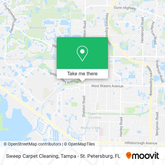 Mapa de Sweep Carpet Cleaning