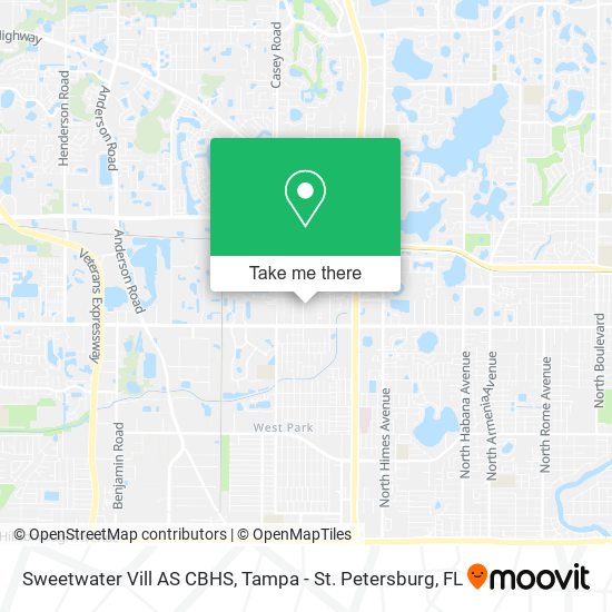 Sweetwater Vill AS CBHS map
