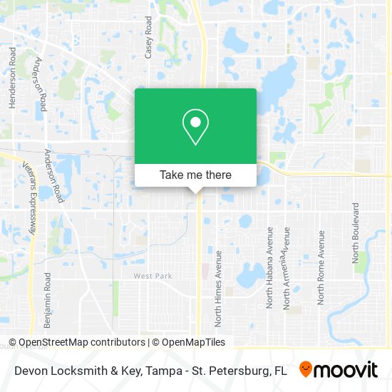 Devon Locksmith & Key map