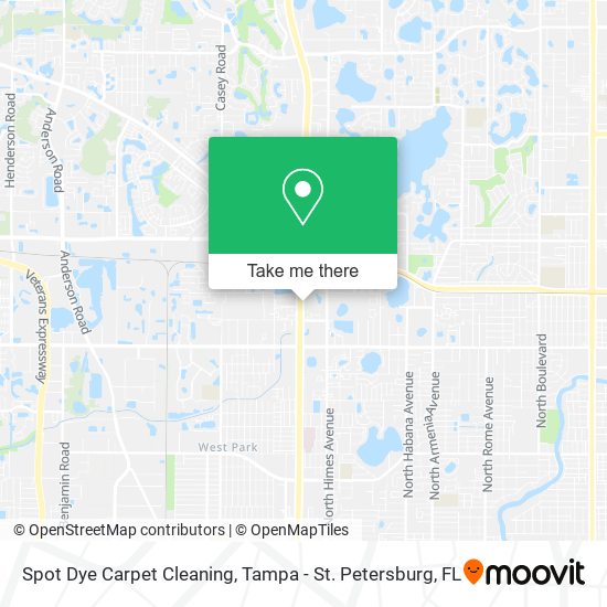 Mapa de Spot Dye Carpet Cleaning