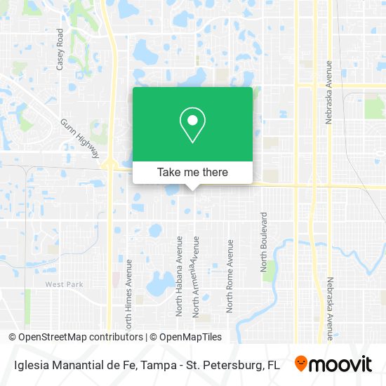 Iglesia Manantial de Fe map