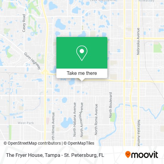 The Fryer House map