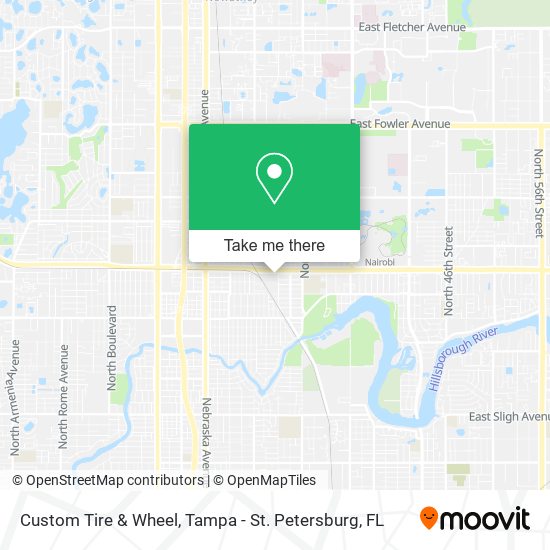 Custom Tire & Wheel map