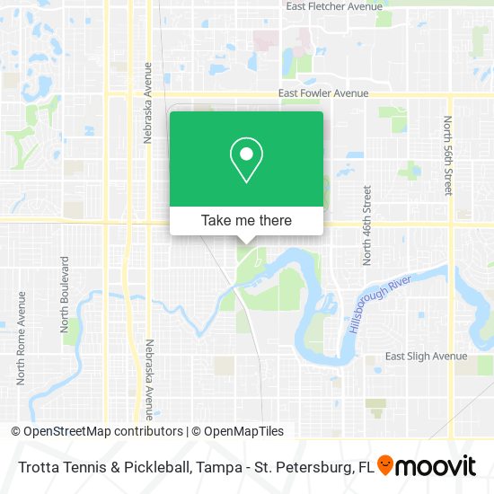 Trotta Tennis & Pickleball map