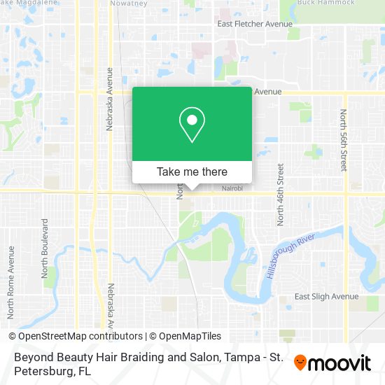 Mapa de Beyond Beauty Hair Braiding and Salon