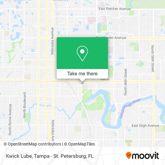 Kwick Lube map