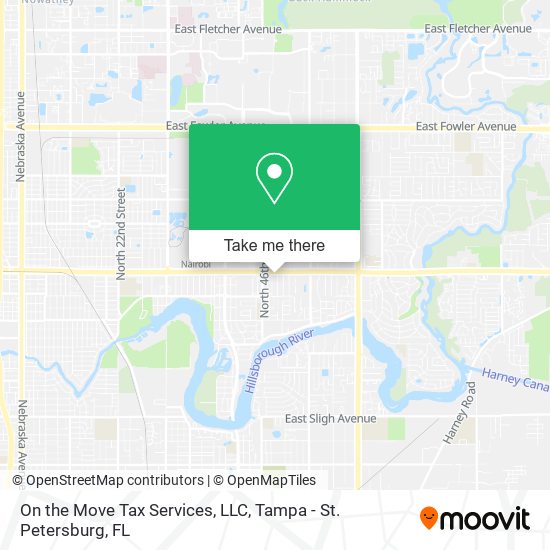 On the Move Tax Services, LLC map