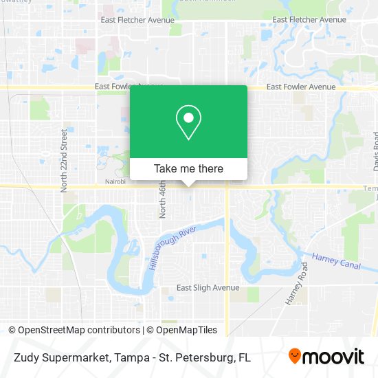 Zudy Supermarket map