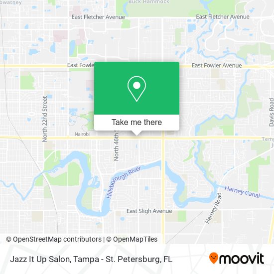 Mapa de Jazz It Up Salon