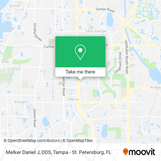 Melker Daniel J, DDS map