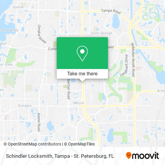 Mapa de Schindler Locksmith