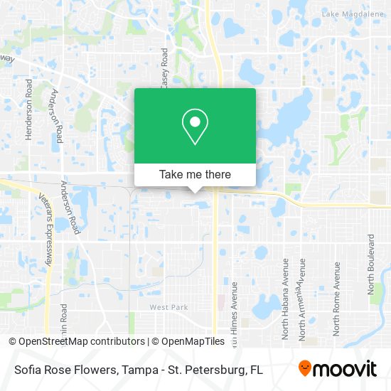 Sofia Rose Flowers map