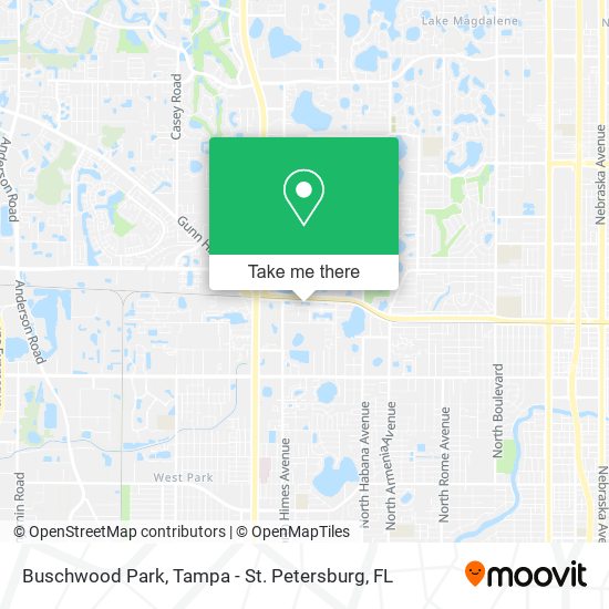 Buschwood Park map