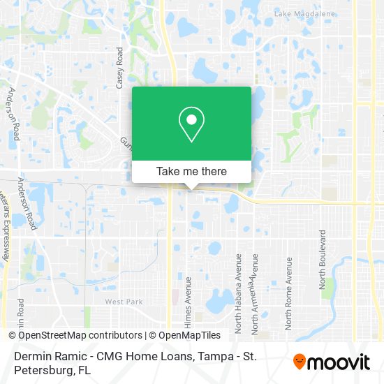 Dermin Ramic - CMG Home Loans map