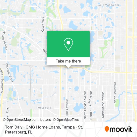 Tom Daly - CMG Home Loans map