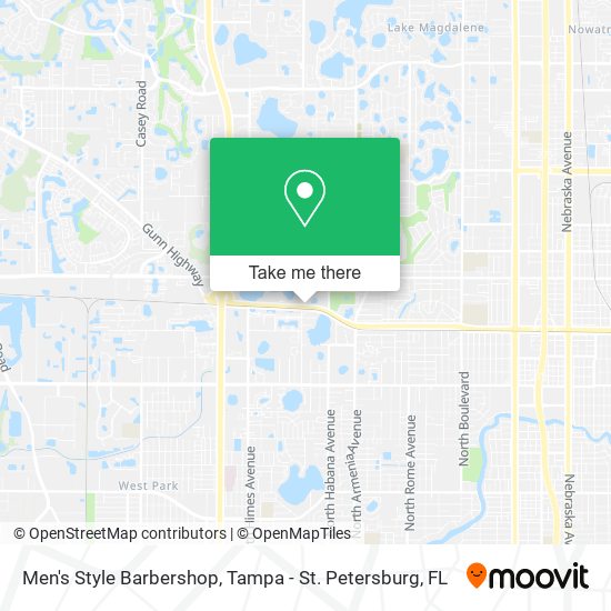 Men's Style Barbershop map