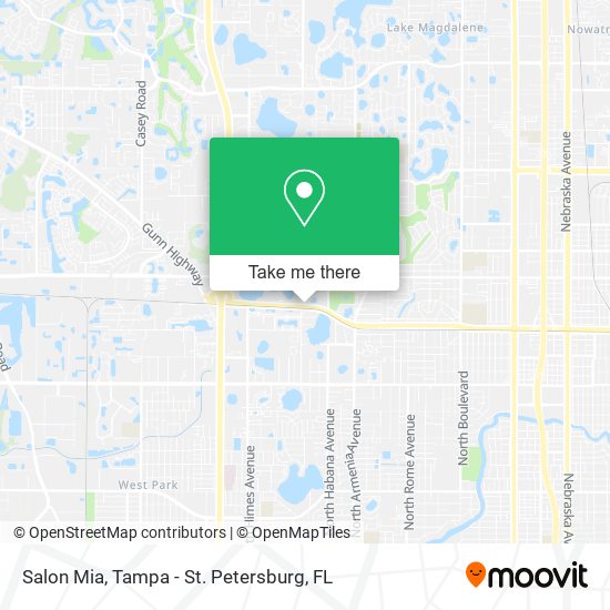 Salon Mia map