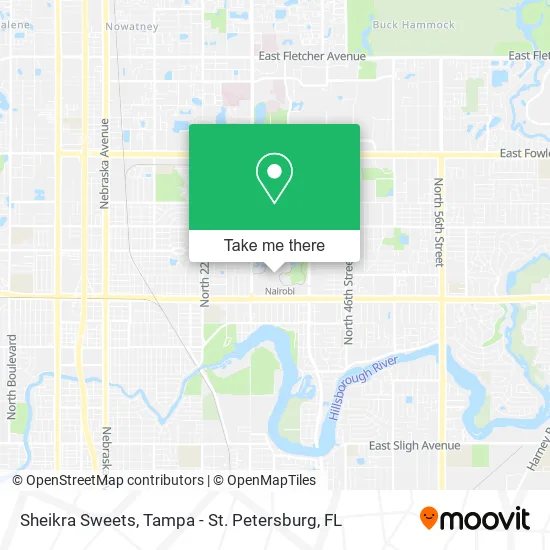 Sheikra Sweets map